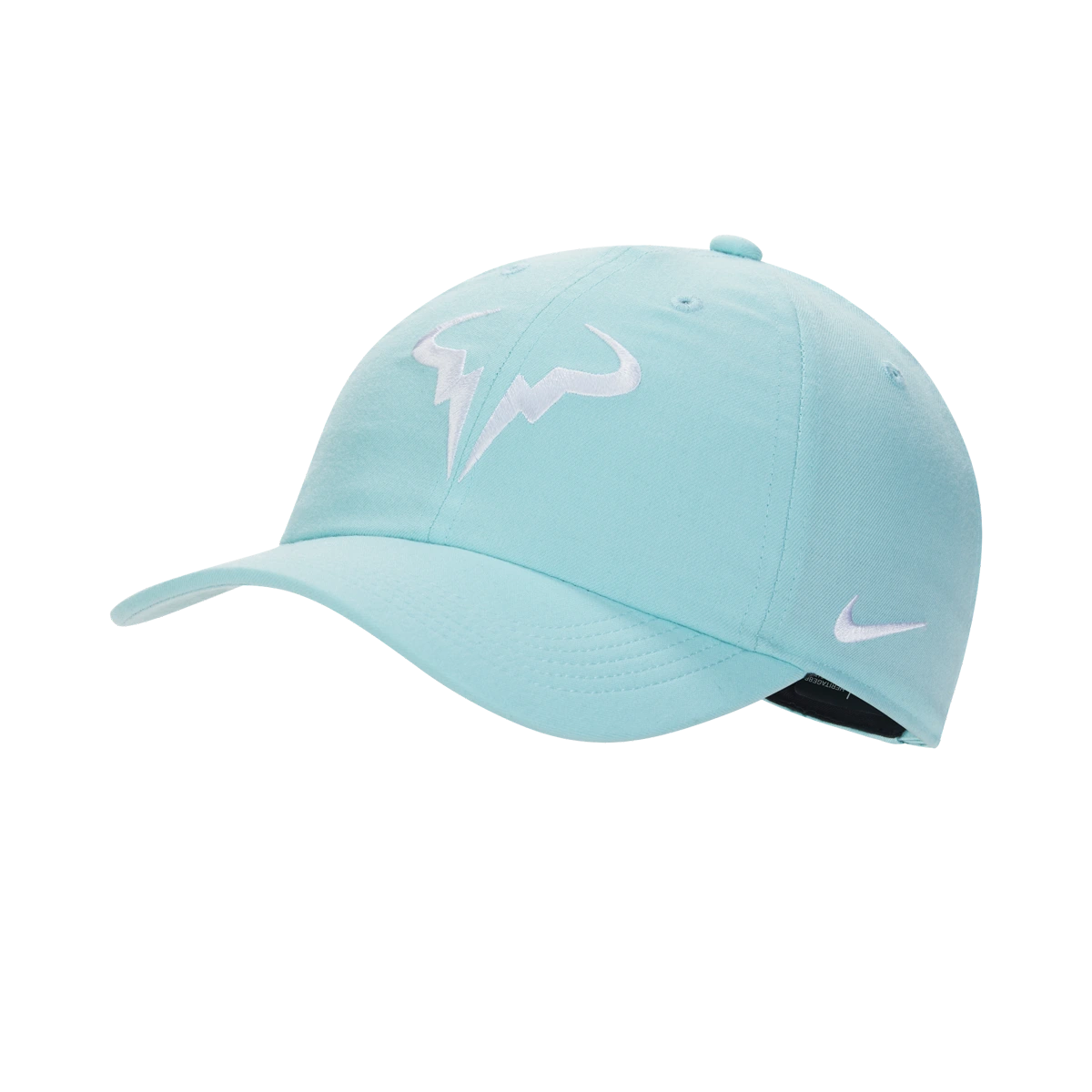 Nike AeroBill Rafa Heritage86 hat in Light Aqua w/White [850666-468] from the Summer 2020 tennis collection